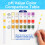 Comprehensive Pool And Spa Test Kit, Multi Parameter Analysis Tools Featuring Instant Color Development For Simultaneous Free Chlorine Bromine 6