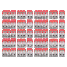 Hebel-Drahtverbinder, sicheres Push-In-Drahtverbinder-Set, verdrehsicherer Verbinder, flammhemmendes Isoliermaterial, hochwertiges PC-Material,
