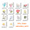 Set di 14 pezzi di toppe floreali, toppe floreali termoadesive, toppe floreali ricamate, toppe termoadesive 4