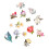 Set di 14 pezzi di toppe floreali, toppe floreali termoadesive, toppe floreali ricamate, toppe termoadesive 6