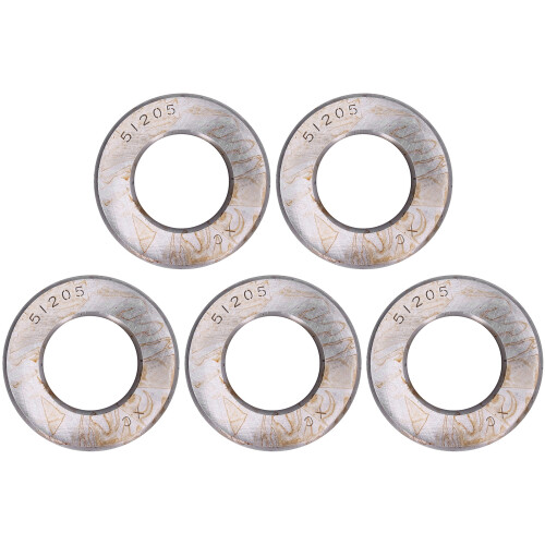5Pcs 51205 Axial Thrust Bearings for Hooks Pumps & Low-Speed Use 1