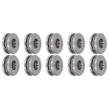10 Stück Axial-Rillenkugellager-Set 51200-51204, Einweg-Reparaturset