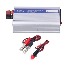 Power Inverter 500W Peak High Continuous Power Output Dual AC Outlets And USB Charging Port 12V DC To 230V AC Compact Lightweight Converter For Car