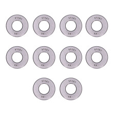10 Stück Hochpräzises Axial-Kugellager-Kit 9 mm-42 mm Metall
