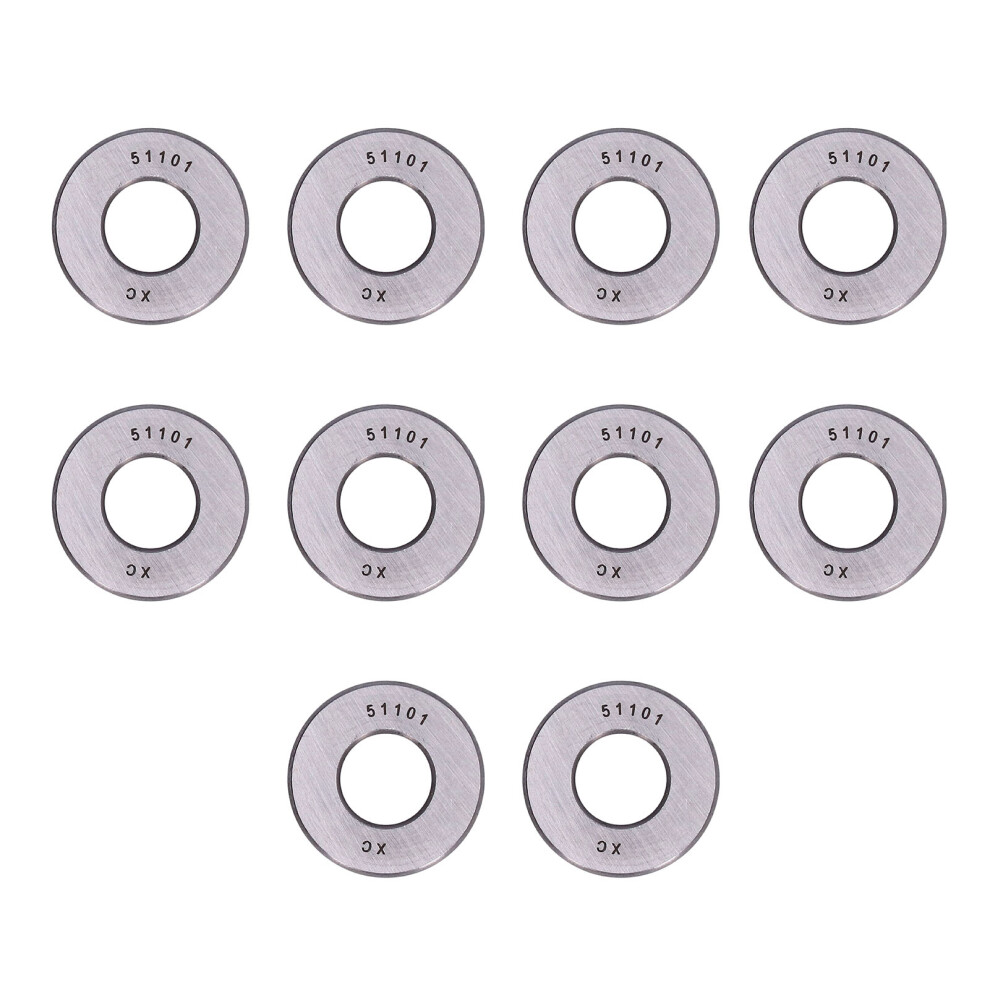 10Pcs 51101 High Precision Miniature Metal Thrust Ball Bearings Kit 9471376131888