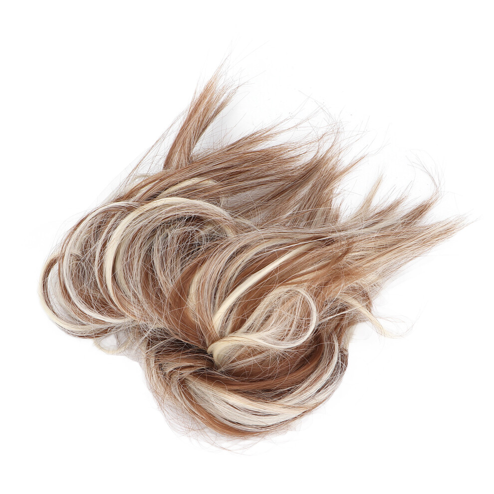 Tousled Hair Bun Wig for Women Girls, Adjustable Synthetic Messy Bun