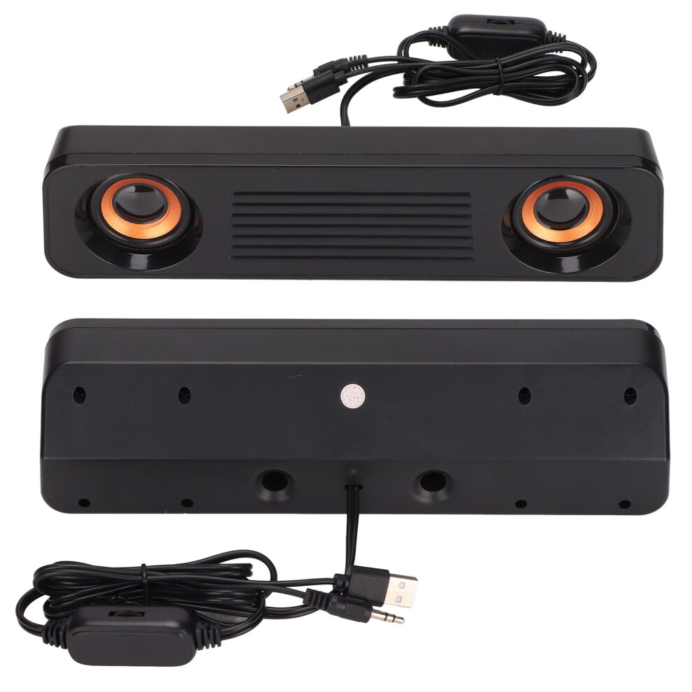 Portable Wired Speaker 3.5Mm Hifi Stereo Subwoofer For Tv & Computer 8771376135437