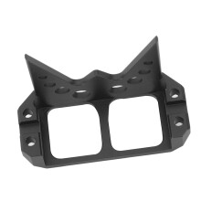Copertura in alluminio per servosterzo RC Car 1/10, protezione SOA, nero, upgrade