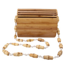 Handmade Eco Friendly Bamboo Bread Storage Container Double Layer Roll Top Box With Ventilation Holes And Adjustable Shelving For Kitchen Counter