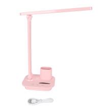 Lampa Deisce LED Rialaithe Tadhaill, Feidhm Uaineadóra Múchta Uathoibríoch le Sealbhóir Peann, Solas Cosanta Súile Inchoigeartaithe Il-Uillinne