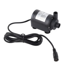 Vattencirkulationspump med borstlös motor, borstlös motor dränkbar 24V DC 1000L/H högeffektiv vattenpump för akvariefontänkylning
