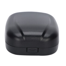 Hearing Aid Case with Silicone Lining To Protect Your Device and Cushioned Interior Padding, Mini Size Hard Shell Design for BTE CIC IIC ITE Models,