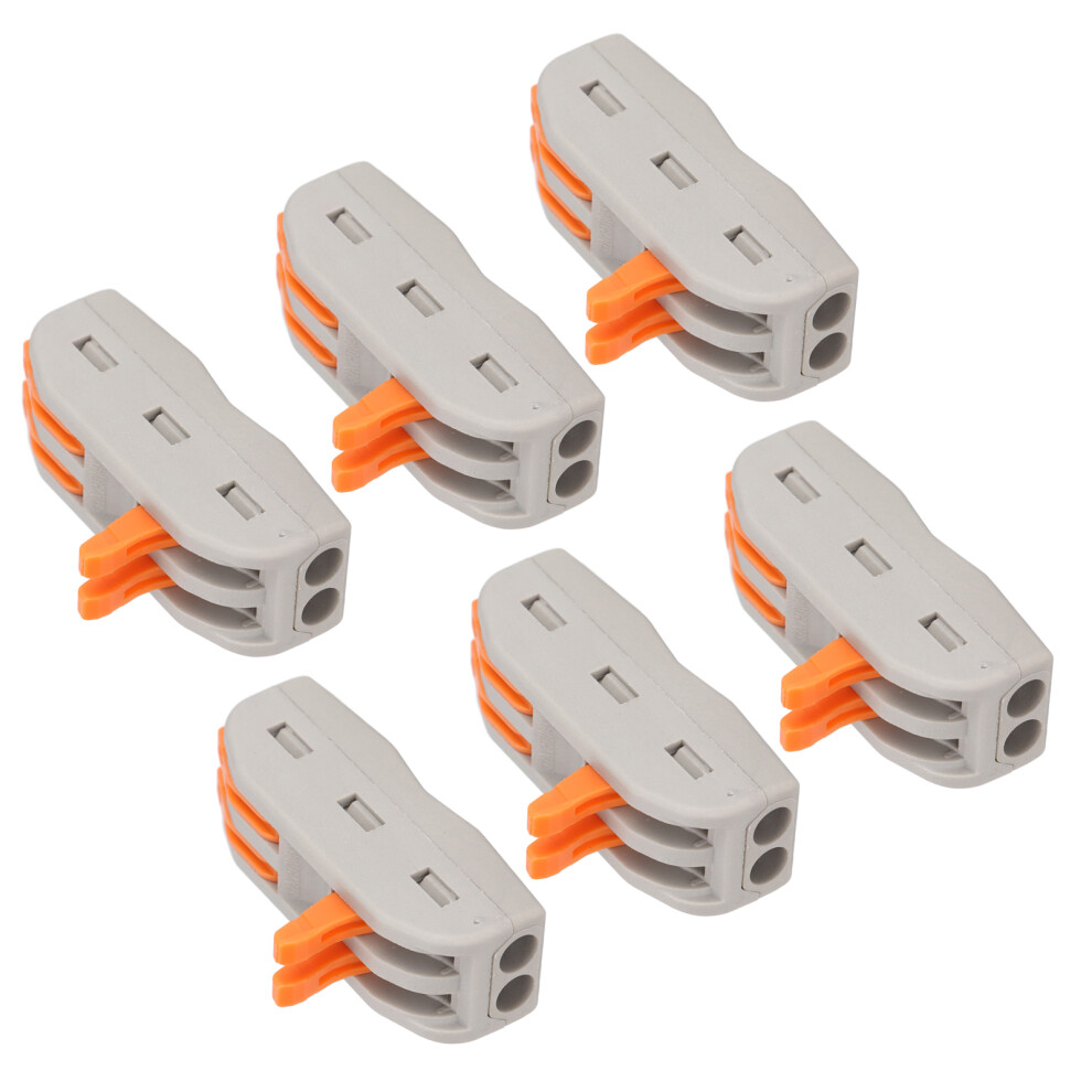 25 Pcs Compact Wire Connectors 32A 4 Hole Splicing Orange 9421376140649