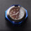 Motorcycle Clock Waterproof Mount Quartz Clock Watch Luminous Clock for 22-28mm Handlebar Styling Black Red 6