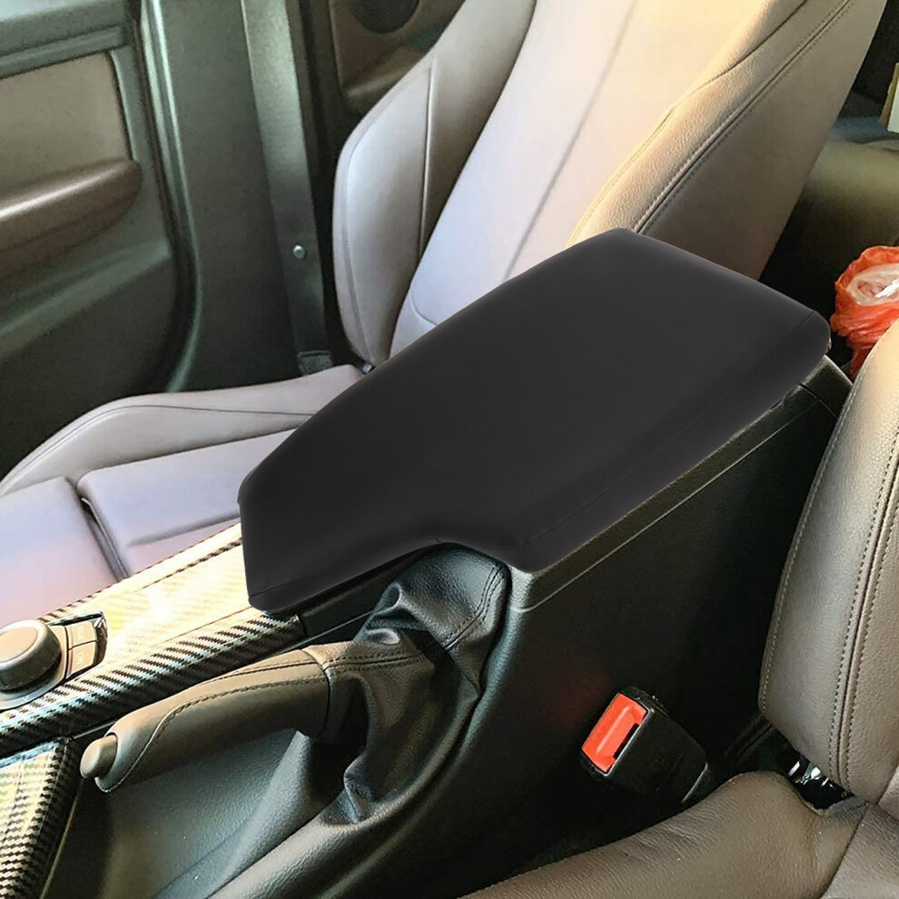 Pu Leather Armrest Cover For 3 Series F30 2013Â2019 Black 4971376142792