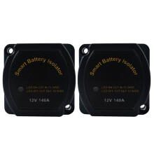 12V 140A Relè di Carica Automatico per Batteria con Relè di Isolamento Sensibile Alla Tensione Accessori per Auto Relè per Batteria Auto
