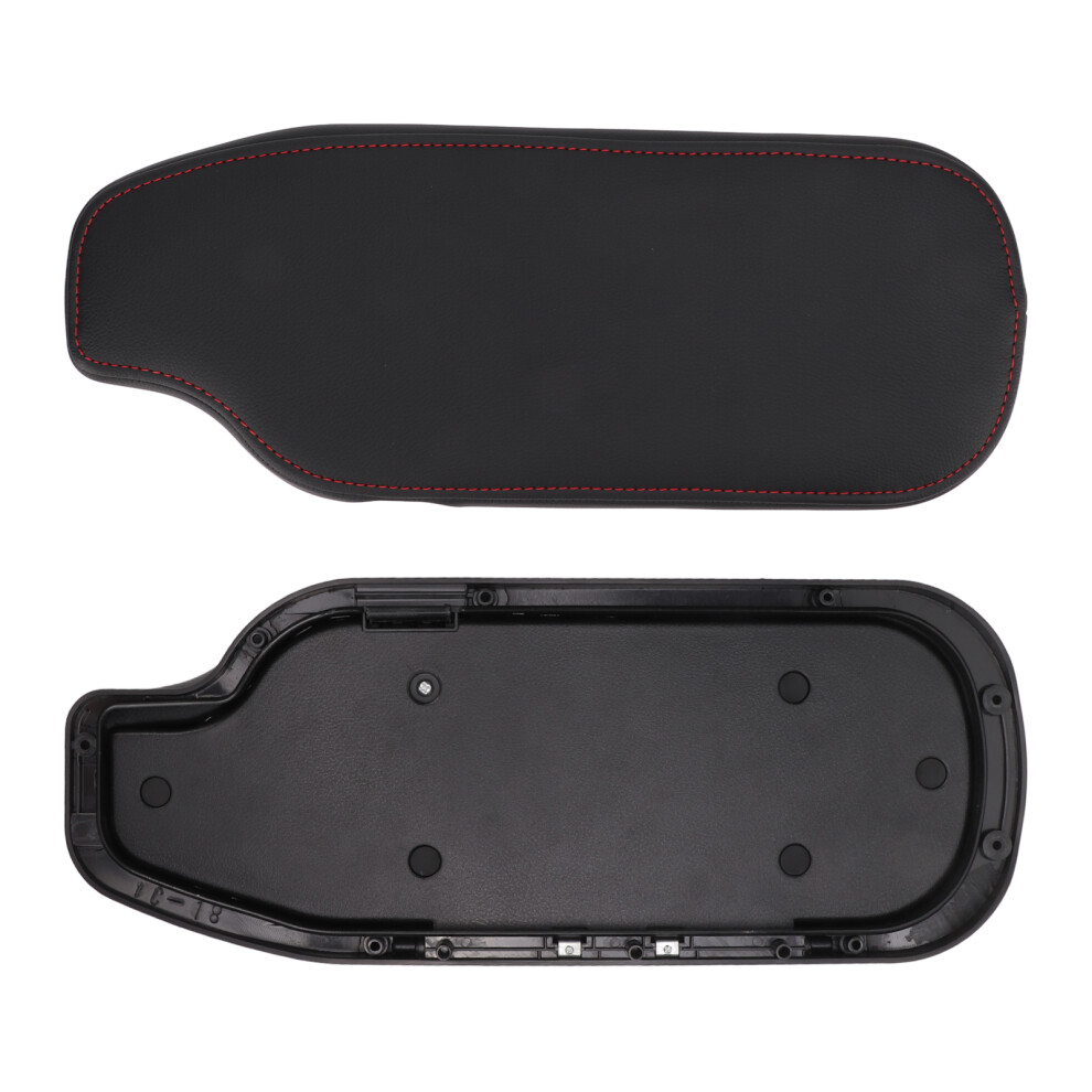 Pu Leather Flip Open Armrest Cover For Subaru Brz 2013Â2018 Black 4681376142837