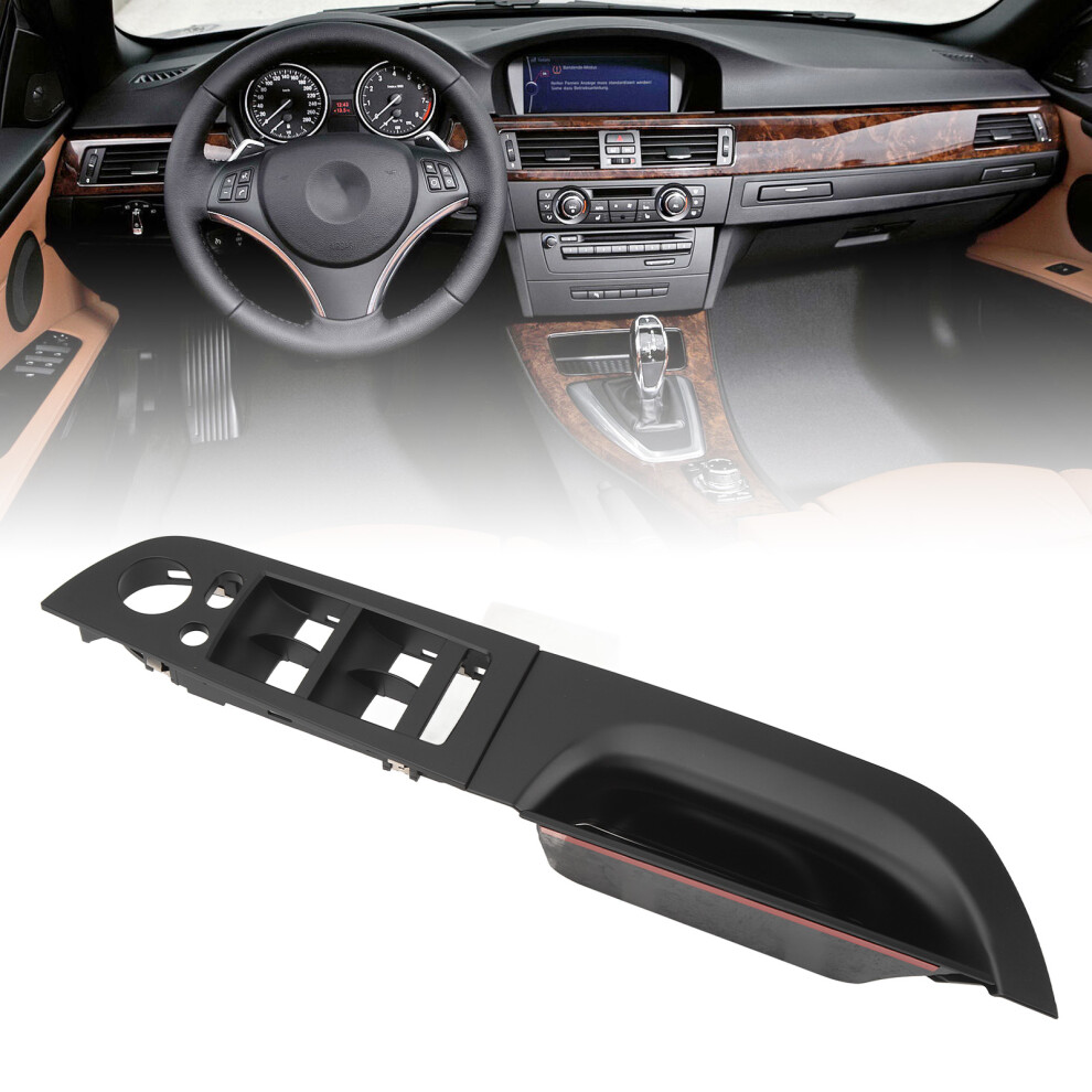 Driver Side Window Switch Armrest Panel For E90 E91 2009-2011 Black 4301376144876