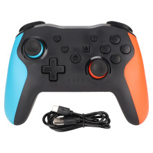 Trådløs Pro-kontroller for Nintendo Switch Bluetooth Turbo Dual Vibration Ergonomisk design Universell kompatibilitet med Switch Lite OLED Langt
