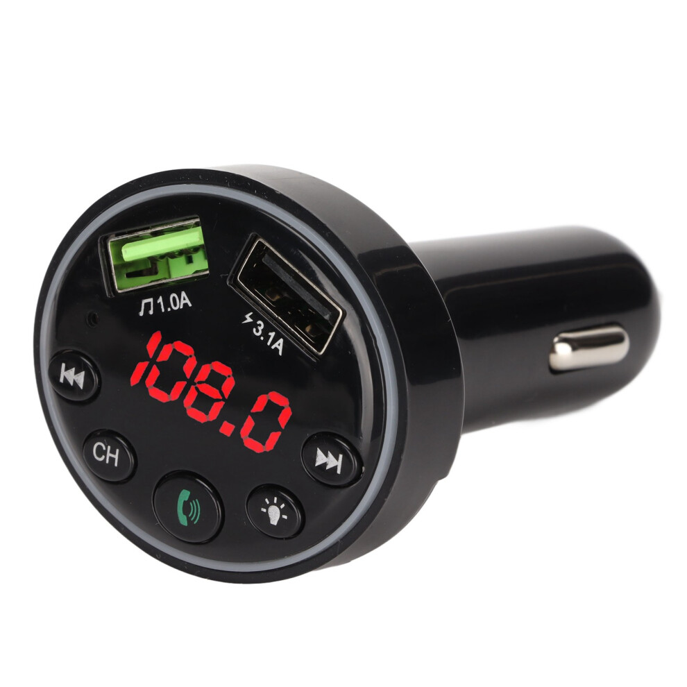 Car Bluetooth Fm Transmitter Usb Mp3 Charger 5.0 Led Display 5051376146354