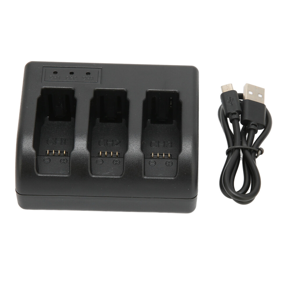 Battery Charger For Gopro Hero 8 Triple Intelligent Charger With Multiple Protections Rapid Charging Fully Compatible With Rechargeable Battery Gopro 9423501470300