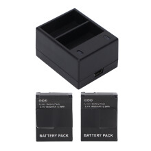 Schneller Dual-Slot-Kamerabatterieladegerät für Hero 2/3 1600mAh