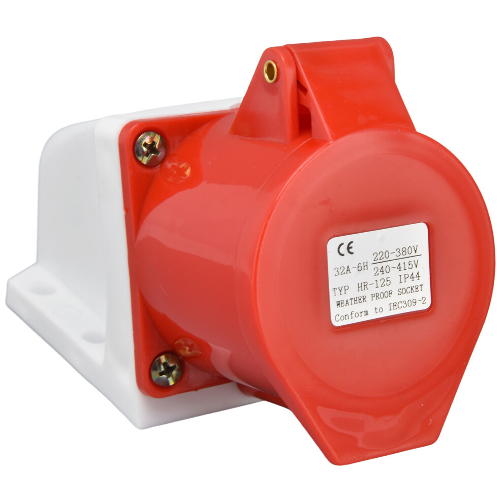 Industrial Brass Cee Power Outlet Surface Mount Ip44 220Â380V 240Â415V 8381376146915