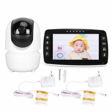 High Performance Baby Monitor No WiFi Remote Pan Tilt Zoom Night Vision Two Way Talk VOX Mode Long Range Battery Life Lullabies Privacy And Security