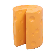 Fußstützenhocker, dekorativer käseförmiger