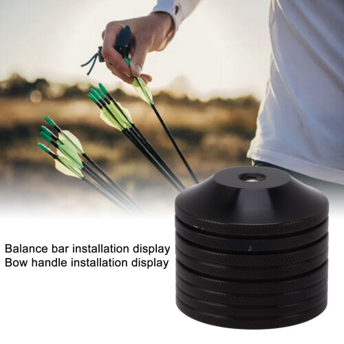 Edelstahl-Bogenschießen-Stabilisator-Gewichtskit 4+2+1, 270 g 1