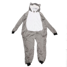 Flanel Cosplay Állat, Egyrészes Halloween Jelmez Hálóruházat Otthoni ruházat Unisex Felnőtt Onesie Pizsama Élénk Dizájnnal Onesie Meleg