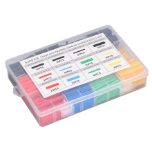 530-STÜCK-Set Schrumpfschläuche, assortierte Größen, verschiedene Farben & Durchmesser