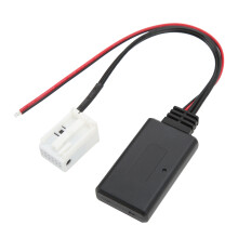Oiriúntóir Steirió Gluaisteáin Bluetooth, Ardfheidhmíocht Bluetooth5.0 le Feidhmchlár Leathan do W169W245W203W209W164, Ábhar ABS Bluetooth AUX