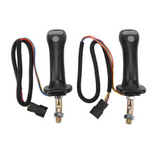 Excavator Joystick Handles, 3 Button Excavator Joystick with 6 Pin Connector, Ergonomic Design Durable Construction for Doosan DH DX150 215 225 300
