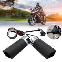 Winter Warmer for Motorcycle Handlebars, Hand Warm Grip Inserts with 12V Heating System, Universal Heated Grips Featuring Rapid Heating and