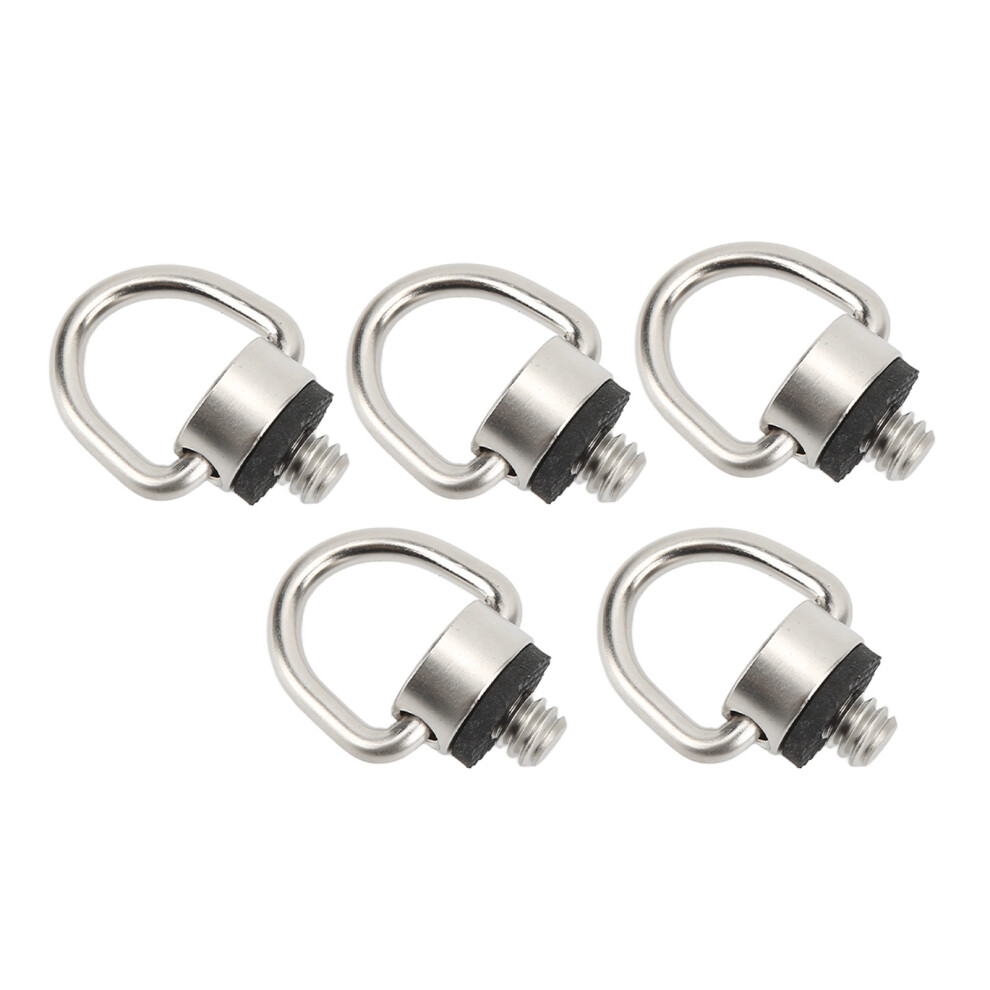Camera Hinged Holder Screws, Rubber Padded D Ring Screw With 1/4-20 Thread For Dslr Cameras, Selfie Sticks, Gimbals, Tripods, And Camera Cages, 9009791699067