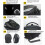 Motorcycle Saddle Bags, Durable Construction with Rain Covers, Universal Fit Expandable Storage, Multiple Compartments Dual-use Functionality for 7