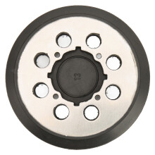 Sander Backing Pad with 8 Hole Configuration, Easy Installation Replacement Sanding Pad Featuring Soft Rubber and Excellent Heat Dissipation for