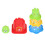 Infant Stackable Block Baby Stacking Toys Toddler Nesting Stack Cups Kids Sorting Game With Shape Sorter Multiple Play Ways Sand Bath Play Learning 8