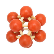 Adults Wooden Locking Space Ball Puzzle – Brain Teaser, Portable & Fine Workmanship