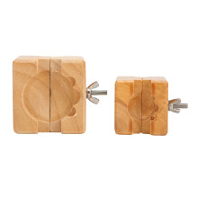 2er Set Holz-Uhrwerkhalter, 75x75mm & 45x45mm