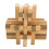 Wooden Interlocking Brain Teaser Puzzle Lock for Elderly, Double Color 10