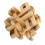 Wooden Interlocking Brain Teaser Puzzle Lock for Elderly, Double Color 6