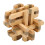Wooden Interlocking Brain Teaser Puzzle Lock for Elderly, Double Color 2