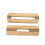 Wooden Interlocking Brain Teaser Puzzle Lock for Elderly, Double Color 5