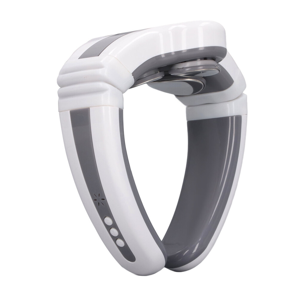 Electric Pulse Neck Massager 3D USB Heating Portable 500mAh Battery
