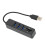 USB2.0 Multiport Hub & Card Reader - Easy Access 480Mbps Black 15