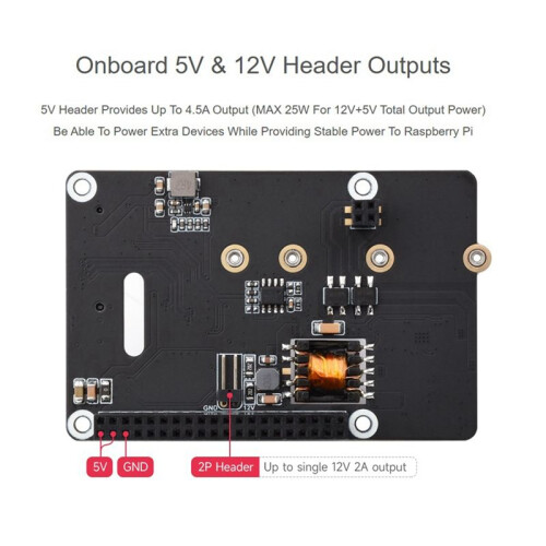 PCIe to M.2 Adapter with PoE Function Supports NVMe Protocol M.2 Solid State Drive for Raspberry Pi 5 PoE HAT 2