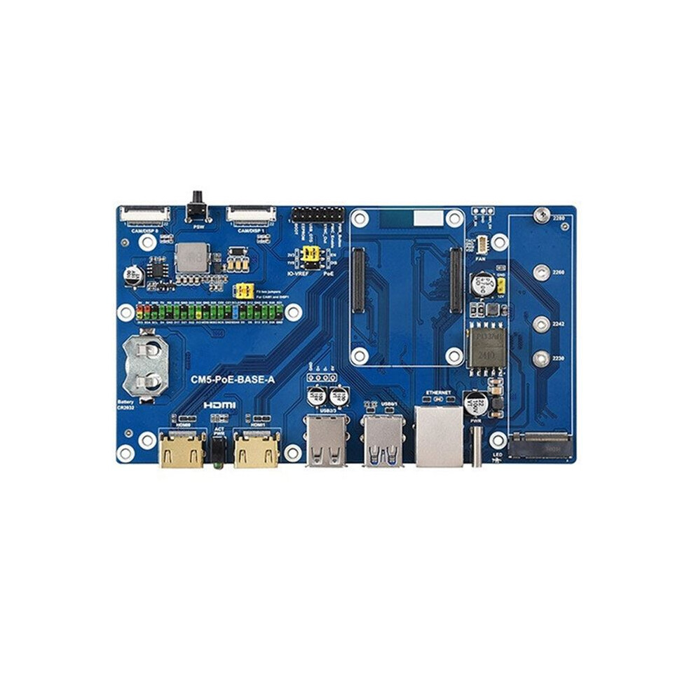 For Raspberry Pi Compute Module 5 Poe Base A Rj45 For Cm5 Lite/Emmc, For All Variants Of Cm5 4711095993028