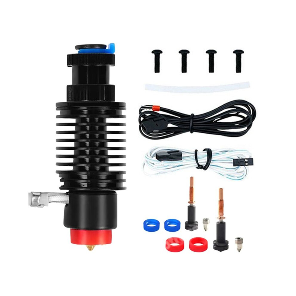 For E3d Revo Ceramic Hotend Kit V6 Radiator Brass Nozzle Ceramic Heating Core For 3 Series, Biqu H2 V2s, Voron 6032906913843